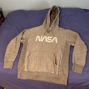NASA Grey Men’s hoodie Sz Large